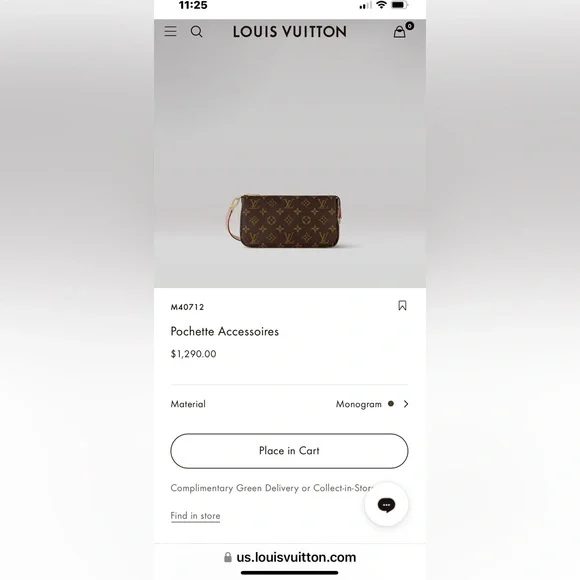 Louis Vuitton Monogram Pochette Crossbody Bag - Picture 14 of 14